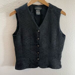 Liz Claiborne Vintage Patterned Vest Size 8/M
